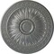 Ekena Millwork Randee Ceiling Medallion (Fits Canopies up to 3 7/8"), Hand-Painted Silver, 20"OD x 1 3/8"P CM20HASLS - alternate 1